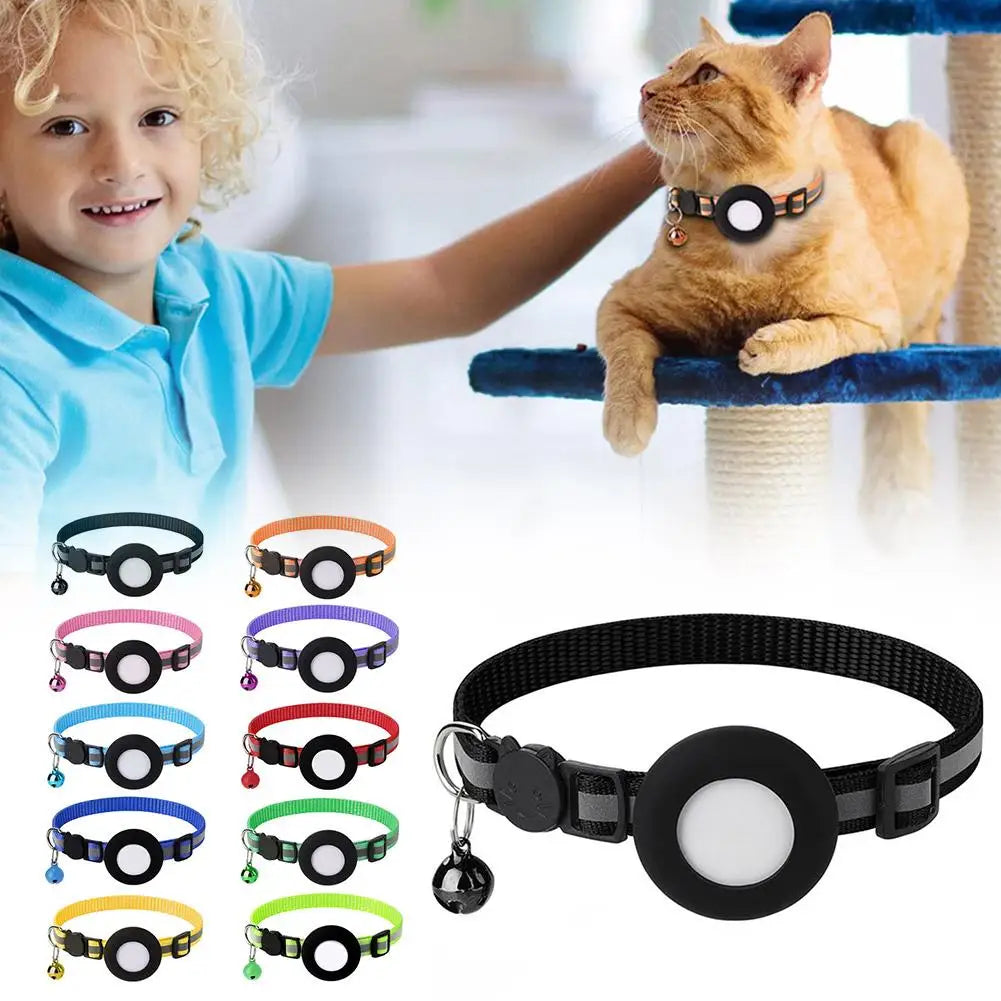 For Airtag Reflective Collar for Cats