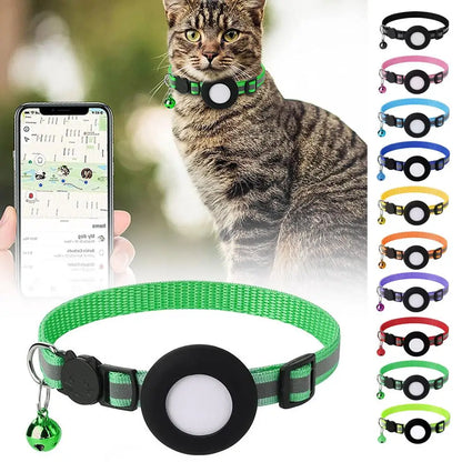 For Airtag Reflective Collar for Cats