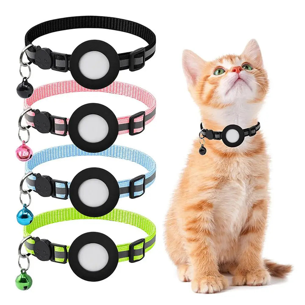 For Airtag Reflective Collar for Cats